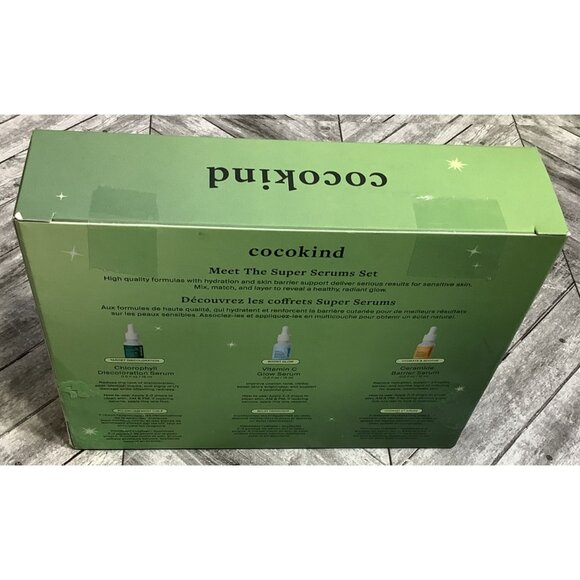 Super Serums Set Cocokind Chlorophyll Vitamin C Ceramide Barrier - Picture 3 of 5